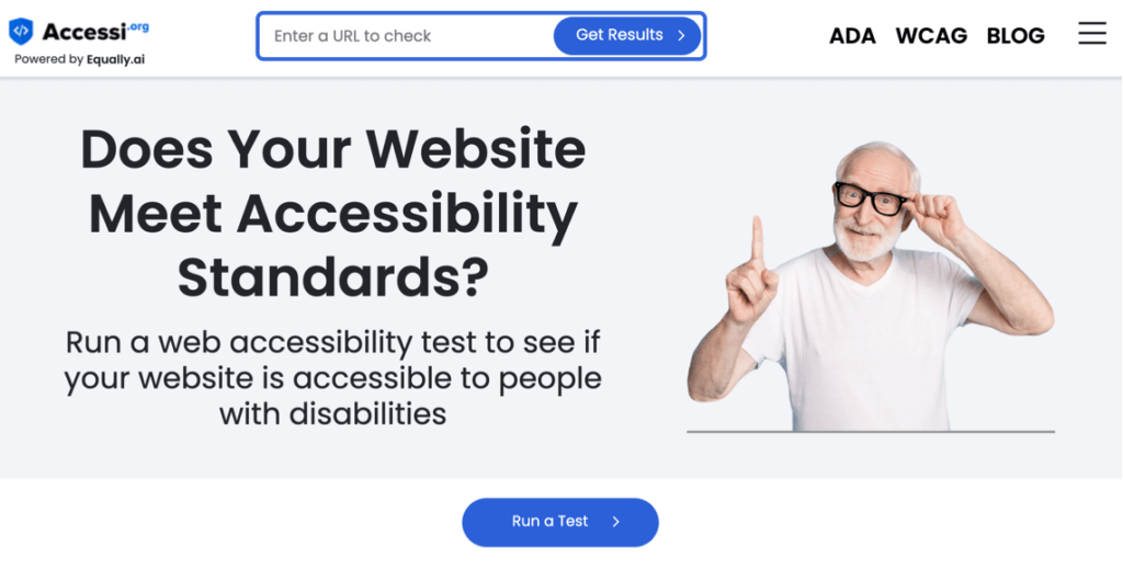 Accessi.org is an easy-to-use, free accessibility checker